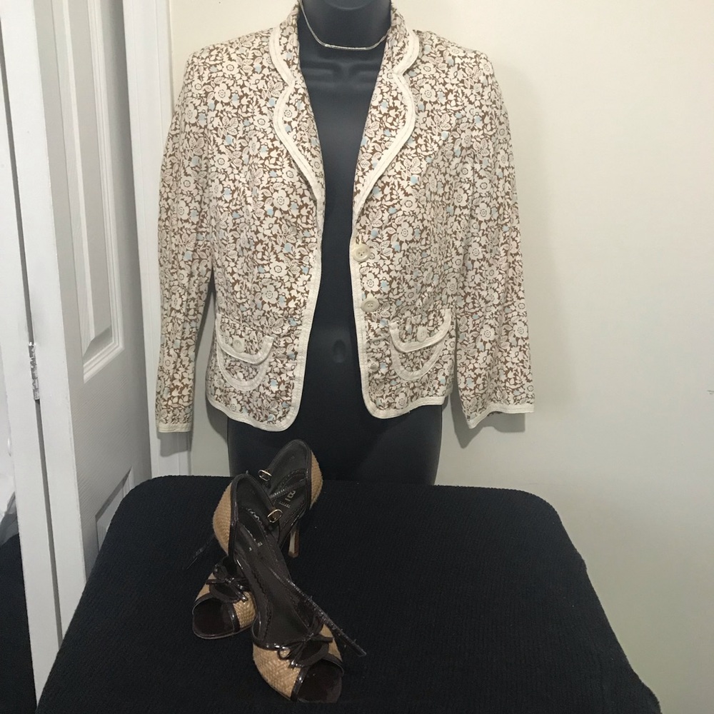 Express floral print blazer (older style fit)